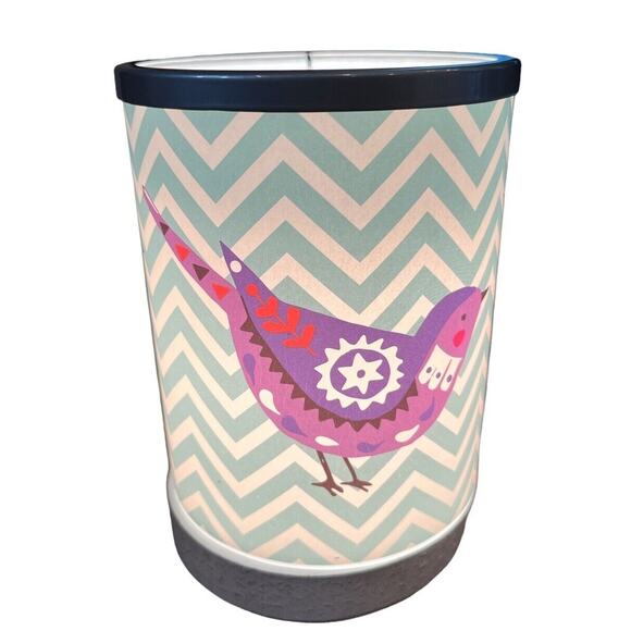 Scentsy Wax Warmer CHEVRONS and SONGBIRDS w/ Cement Base Birds Retired - Picture 4 of 7